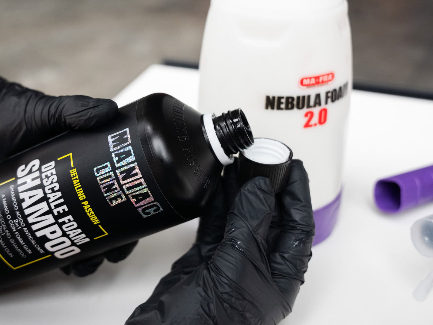 Maniac Descale Foam Shampoo – שמפו מקציף מסיר אבנית