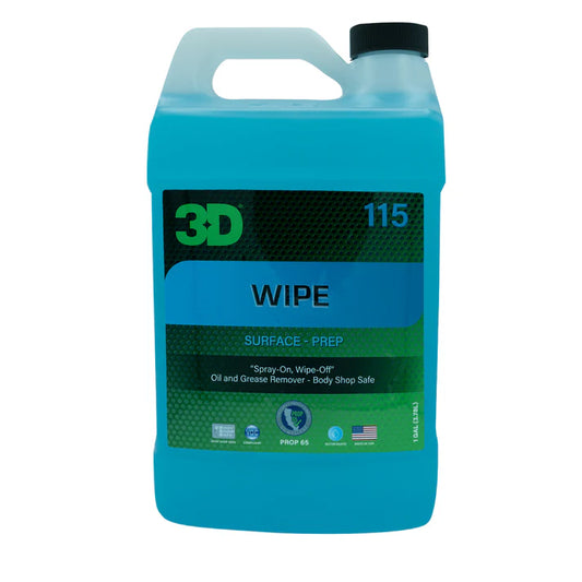3D 115 WIPE SURFACE PREP – חומר ניקוי מקצועי לפני התקנת ציפוי קרמי