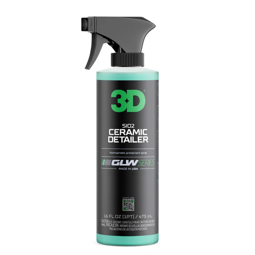 3D GLW 344 SiO2 Ceramic Detailer – ספריי קרמי מתקדם עם SiO2