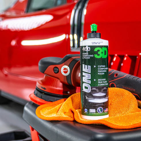פוליש חד שלבי 3D 400 ONE HYBRID COMPOUND & POLISH