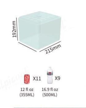 מקרר נייד לרכב X9 – מדחס מקצועי 9 ליטר עם שליטה דיגיטלית וטווח טמפרטורה 20°C~–20°C