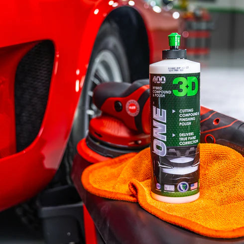 פוליש חד שלבי 3D 400 ONE HYBRID COMPOUND & POLISH