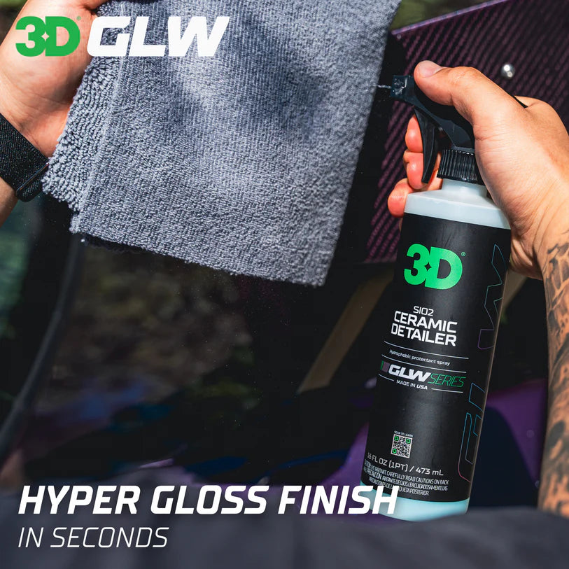 3D GLW 344 SiO2 Ceramic Detailer – ספריי קרמי מתקדם עם SiO2