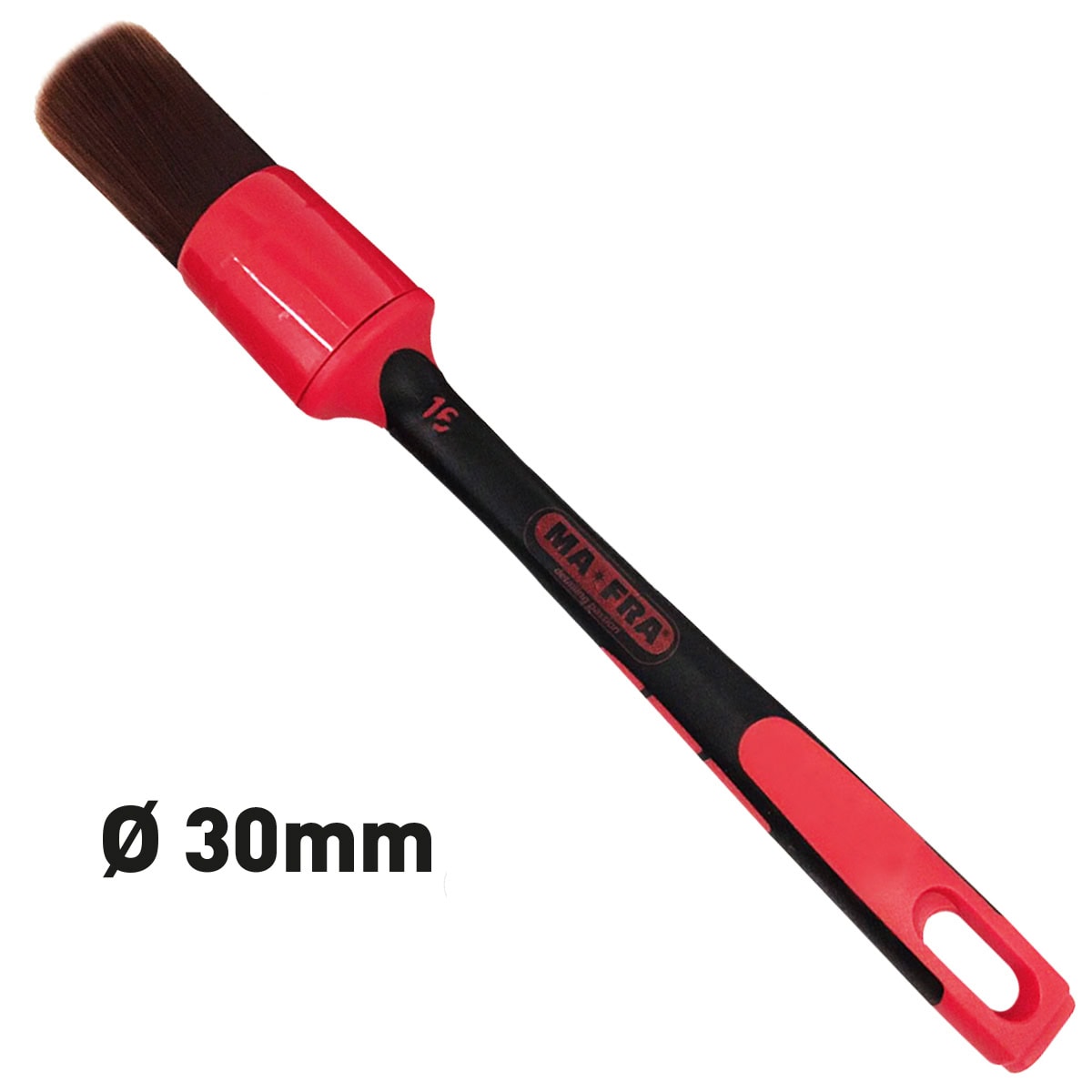 מברשת אדומה 30 מ"מ לניקוי חוץ – RED BRUSH PET/PBT