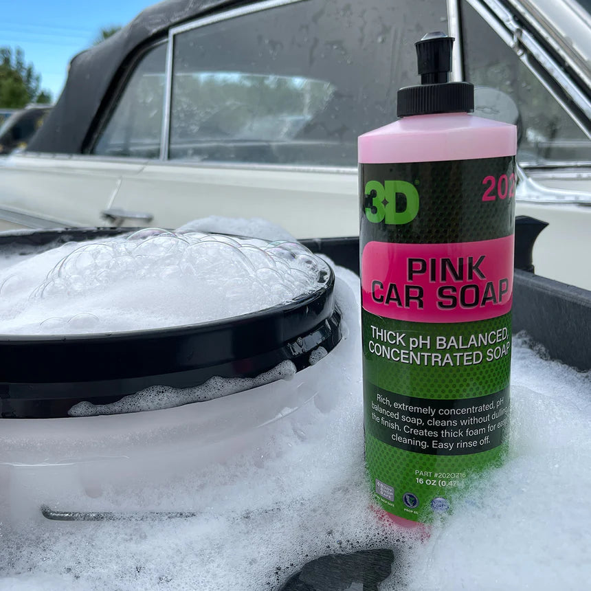 שמפו נטרלי מקציף ריחני 3D 202 Pink Car Soap