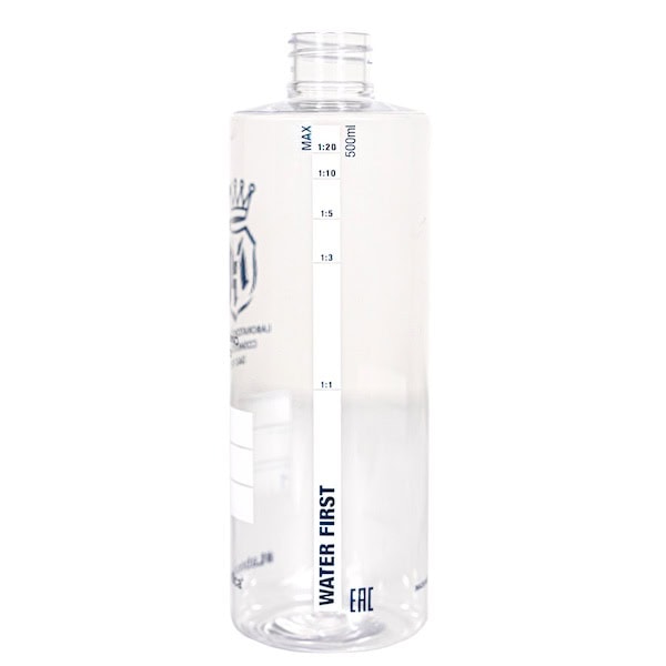 Labocosmetica FLACONE GRADUATO – 500 ml Transparent Measuring Bottle