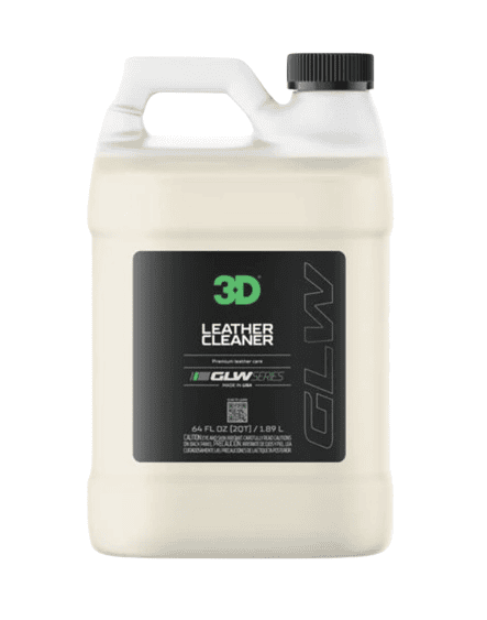 3D GLW 348 Leather Cleaner – מנקה מקצועי לעור, פלסטיק וויניל עם נוסחה מאוזנת pH
