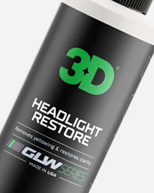 3D 355 GLW HEADLIGHT RESTORE – פוליש לשחזור פנסים 236 מ"ל