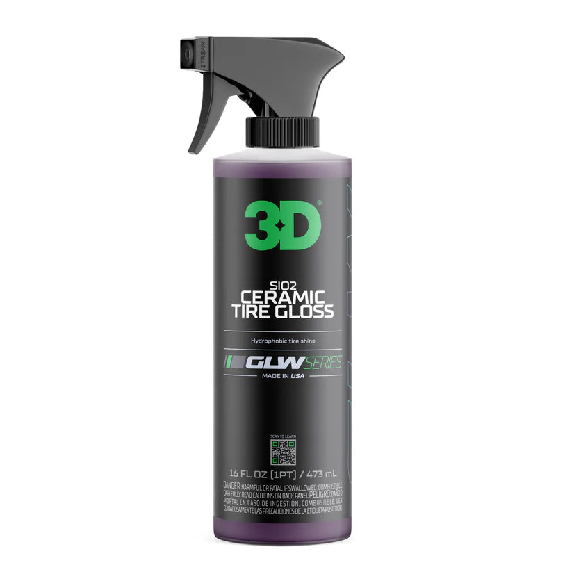 חומר טיפוח צמיגים קרמי מבריק 3D 352 – GLW SiO2 CERAMIC TIRE GLOSS