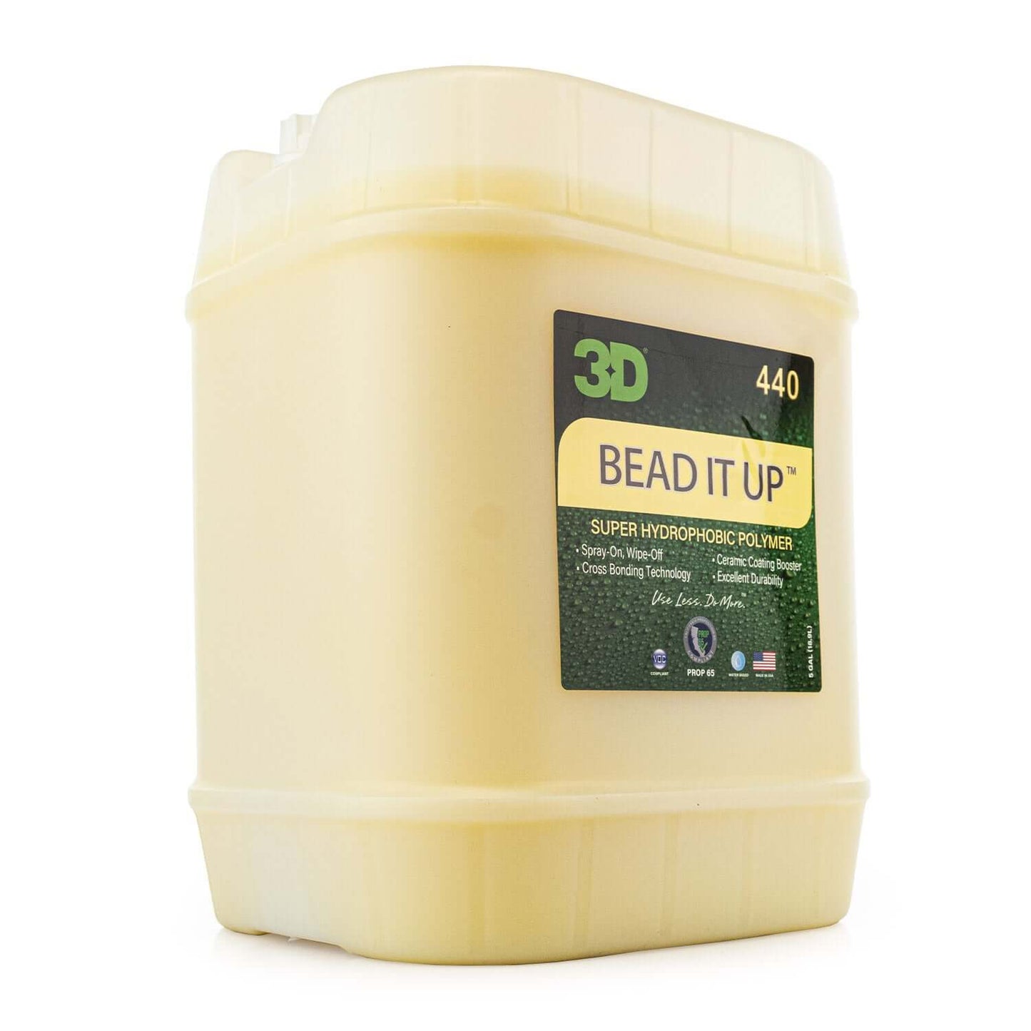 3D 440 Bead It Up – גימור פולימרי סופר-הידרופובי & חיזוק ננו קרמי