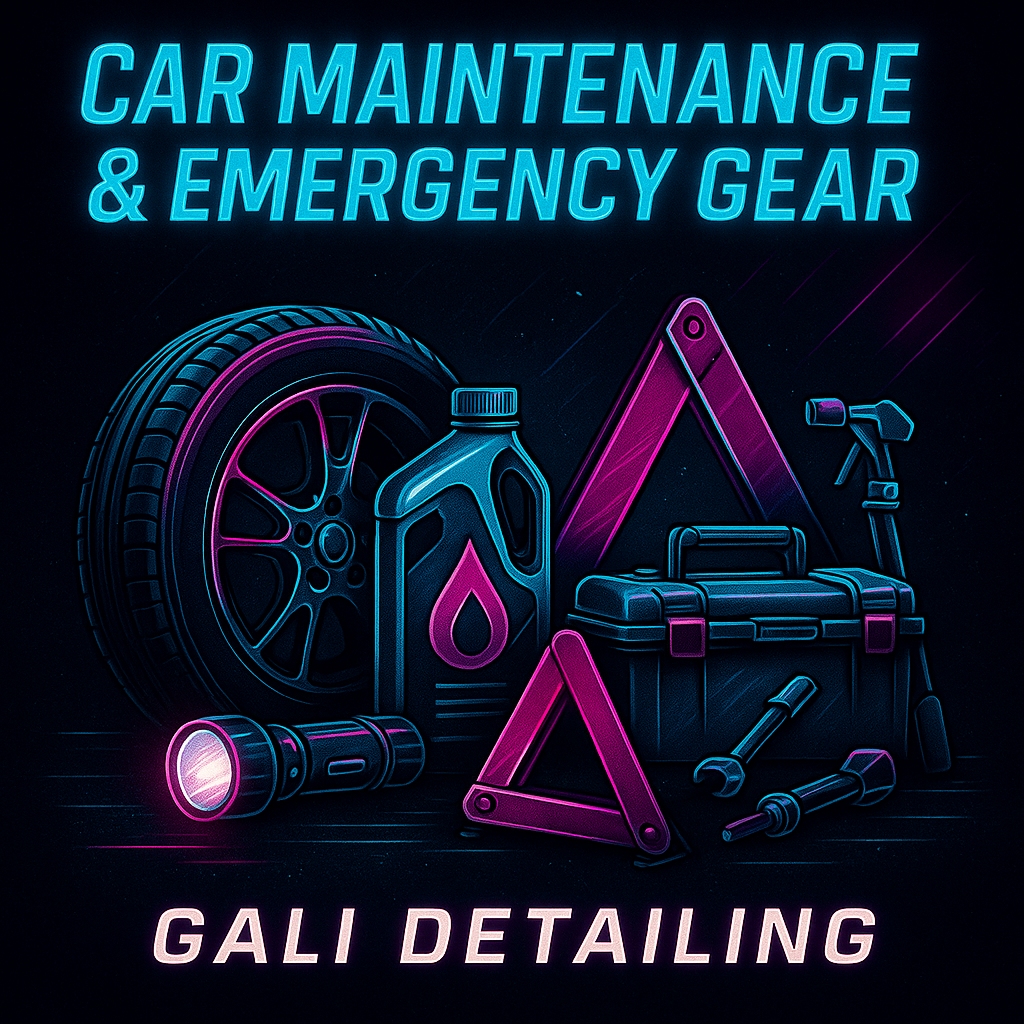 Car maintenance & emergency gear