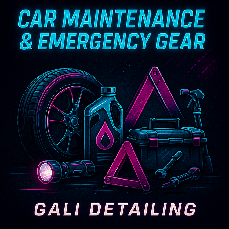 Car maintenance & emergency gear