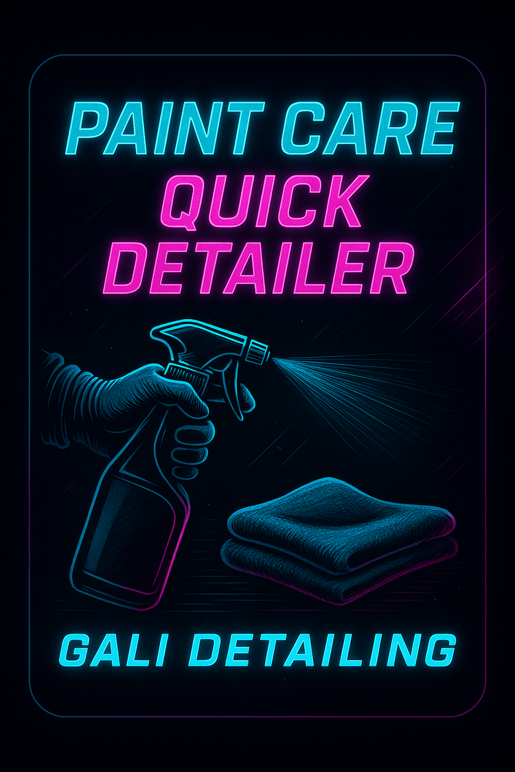 Paint care – quick detailer