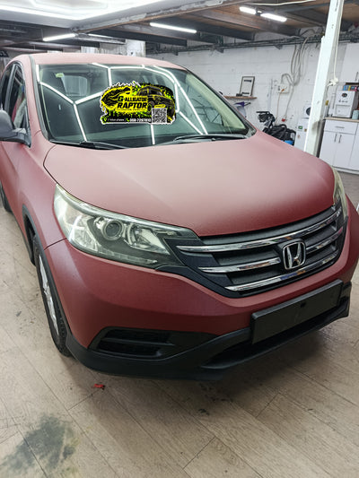 Honda CRV red raptor