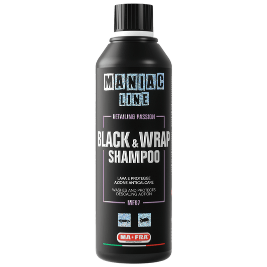 שמפו לרכבים שחורים, מט ועיטופים Maniac BLACK & WRAP SHAMPO