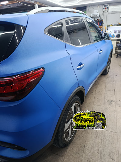 MG ZS blue raptor