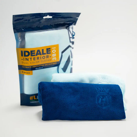 Lab – PANNO IDEALE FOR INTERIOR (2 pcs) – Premium Microfiber Interior Cloth 40×40 cm, 380 GSM