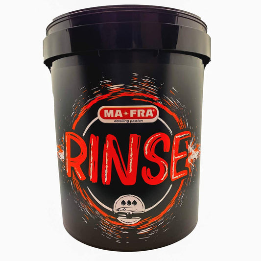 דלי לשטיפת רכב Ma-Fra – דליים מסומנים WASH / RINSE בנפח 20 ליטר