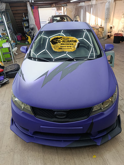 Kia Forte violet lightning raptor