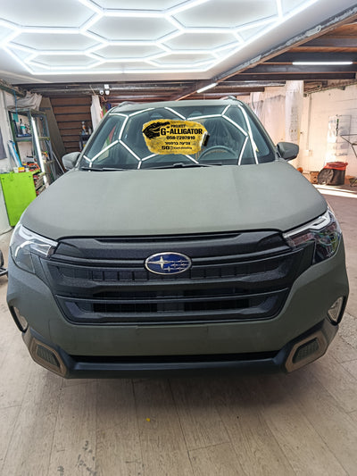 Subaru Forester green raptor