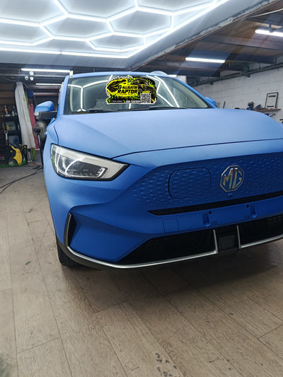 MG ZS blue raptor