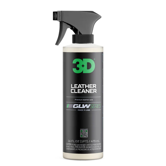 3D GLW 348 Leather Cleaner – מנקה מקצועי לעור, פלסטיק וויניל עם נוסחה מאוזנת pH