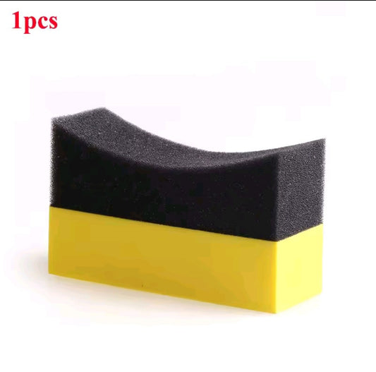 אפליקטור צהוב/שחור להשחרת צמיגים