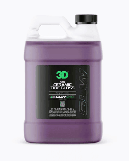 חומר טיפוח צמיגים קרמי מבריק 3D 352 – GLW SiO2 CERAMIC TIRE GLOSS