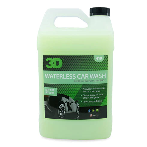 3D 419
GREEN waterless car wash shampoo