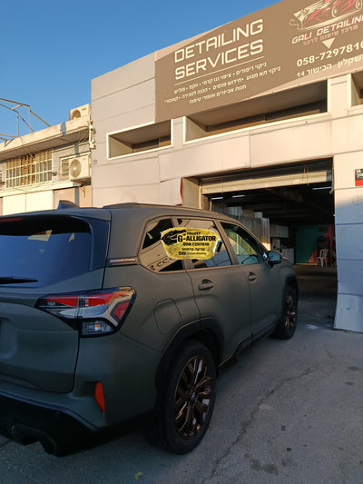 Subaru Forester green raptor