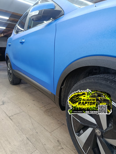 MG ZS blue raptor