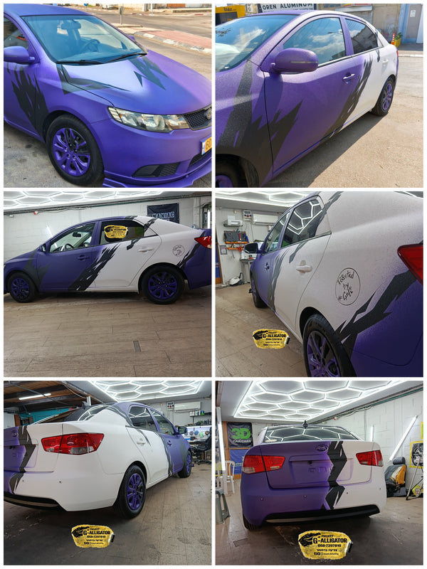 Kia Forte violet lightning raptor