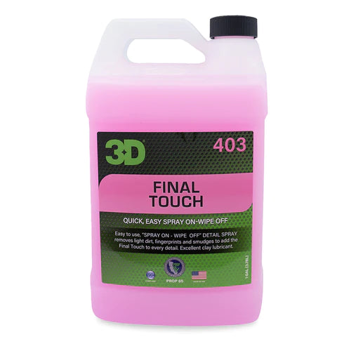 3D 403 Final Touch – Quick Detailer with Silicone