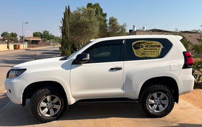 Toyota Land Cruiser white raptor