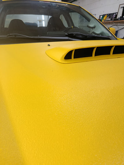 Subaru WRX yellow raptor