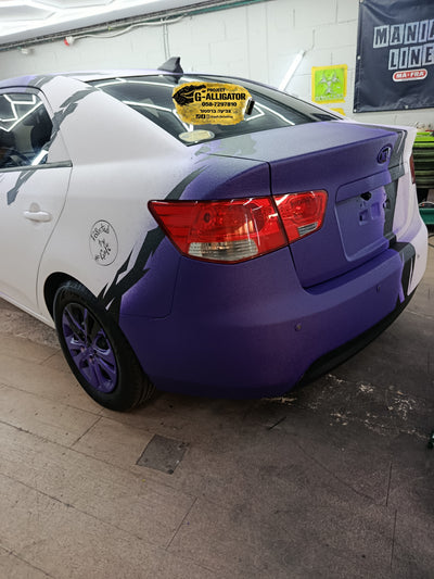 Kia Forte violet lightning raptor
