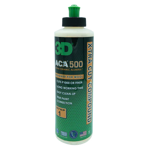3D 500 X-TRA CUT COMPOUND – פוליש שלב 1 לחיתוך גס במיוחד