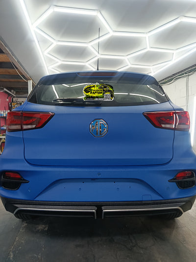 MG ZS blue raptor