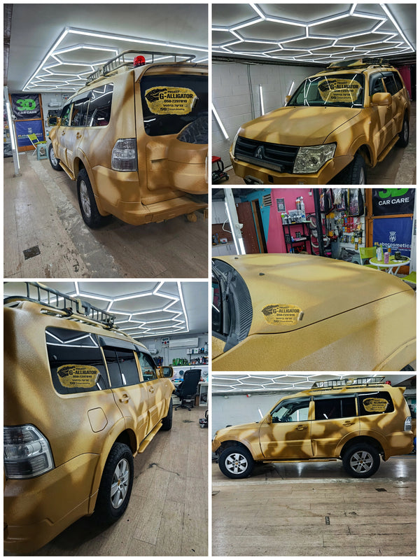 Mitsubishi Pajero desert camouflage raptor