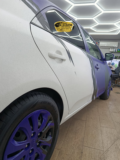 Kia Forte violet lightning raptor