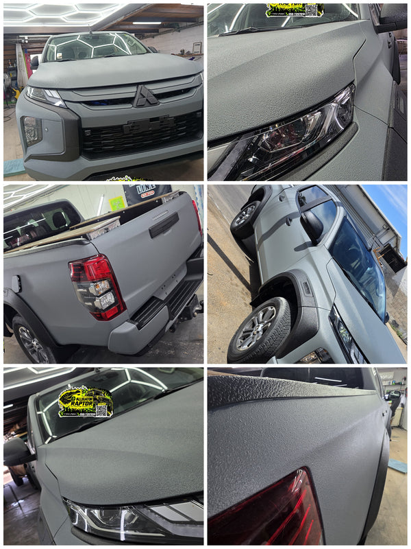 Mitsubishi Triton gray raptor