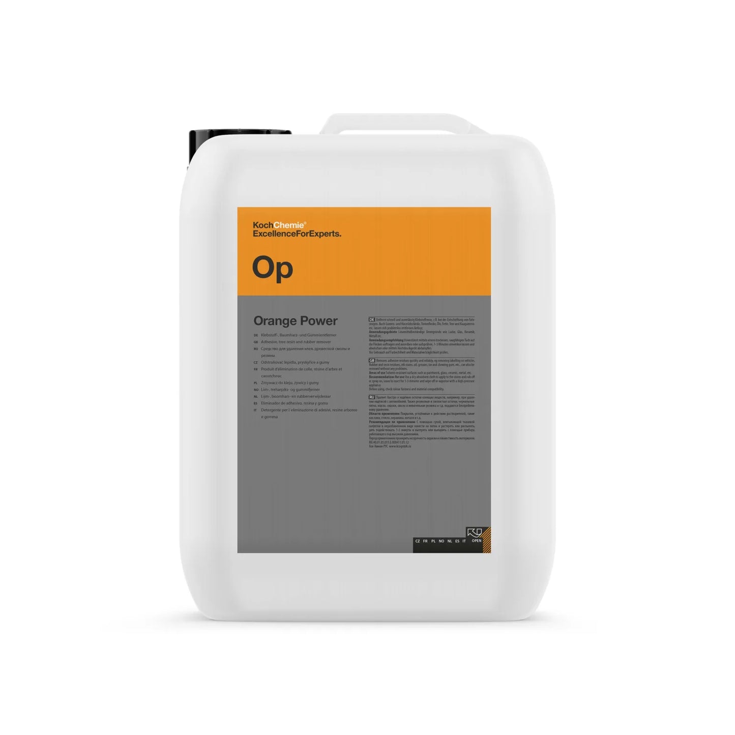 Op Orange Power מסיר מדבקות, דבק, מסטיק