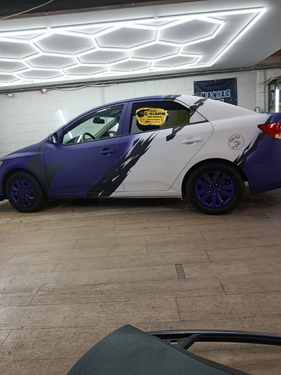 Kia Forte violet lightning raptor