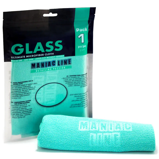 Maniac Line – PANNO GLASS MARINE
מטלית לשמשות – 60×40 ס״מ, 320 GSM (ירוק)